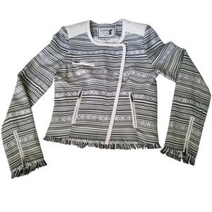 Hommage Woman's Black & White Blazer